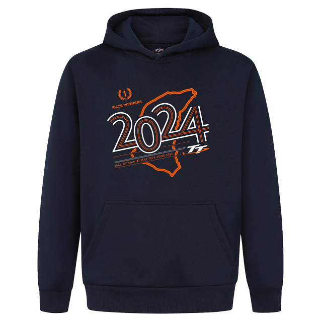 137 NAVY 2024 - TT RACES WINNERS NAVY HOODIE 